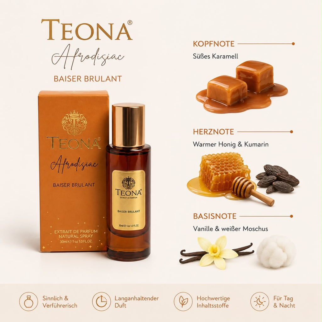 Teona Afrodisiac - Baiser Brulant 30ml/80ml - Extrait de Parfum