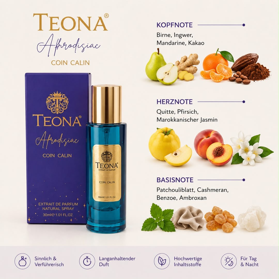 Teona Afrodisiac - Coin Calin 30ml/80ml - Extrait de Parfum