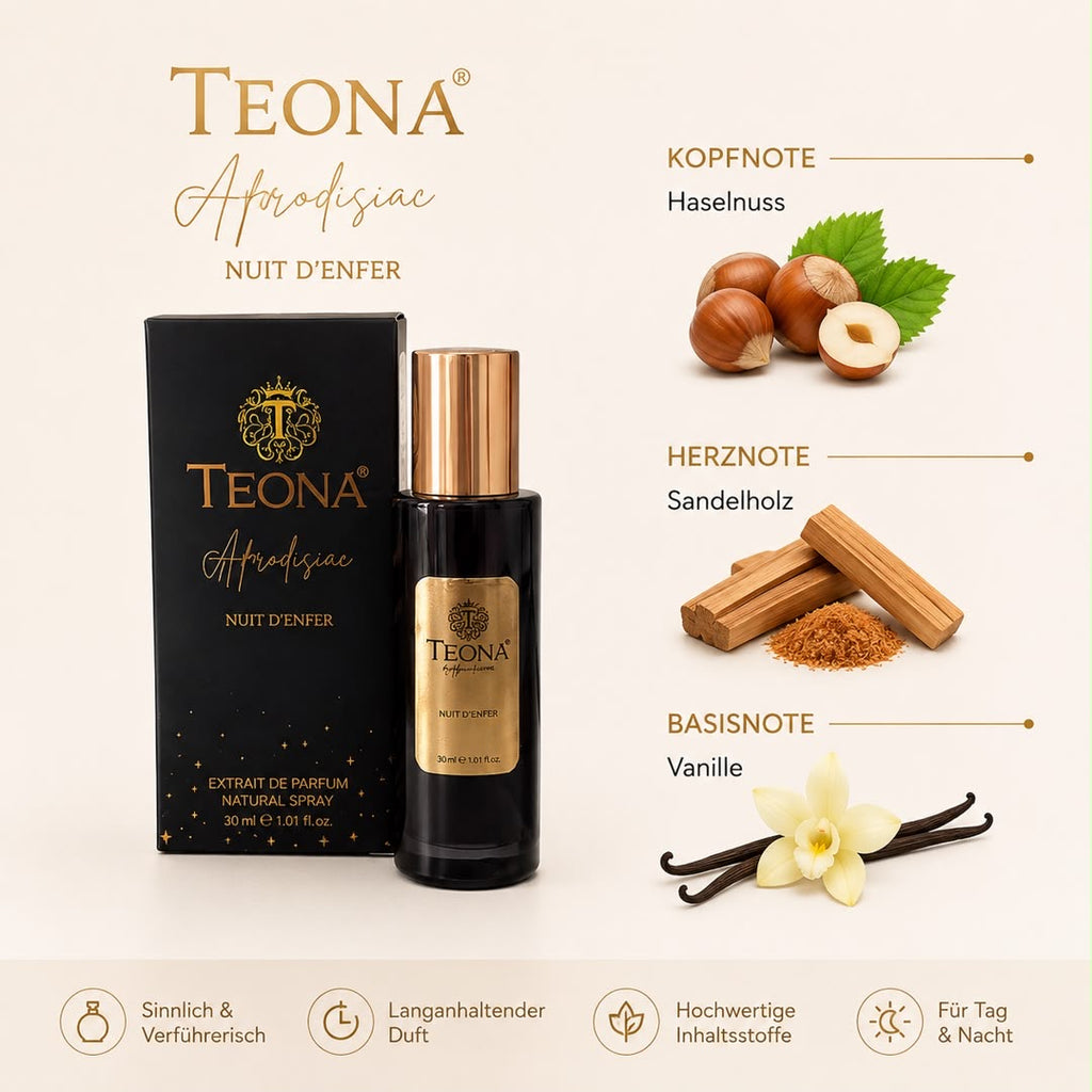 Teona Afrodisiac - Nut D’enfer 30ml/80ml - Extrait de Parfum