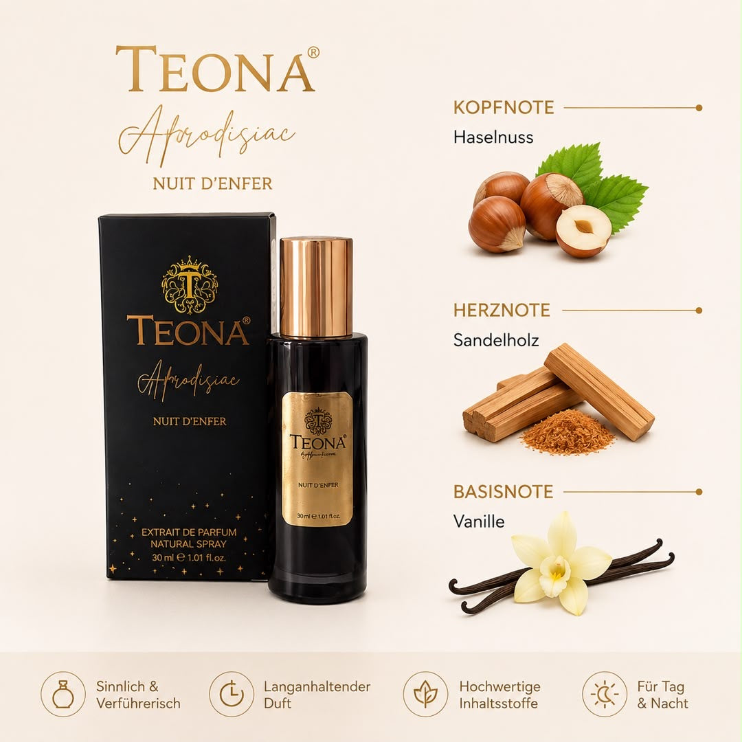 Teona Afrodisiac - Nut D’enfer 30ml/80ml - Extrait de Parfum