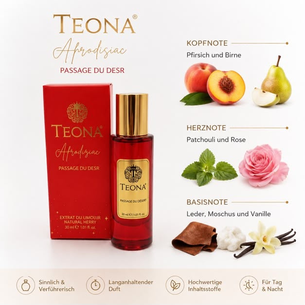 Teona Afrodisiac - Passage Du Désir 30ml/80ml - Extrait de Parfum